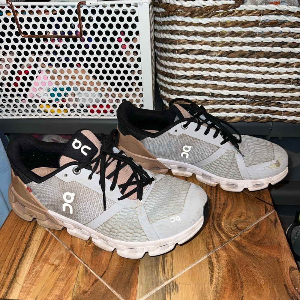 Grey on cloud running sneakers